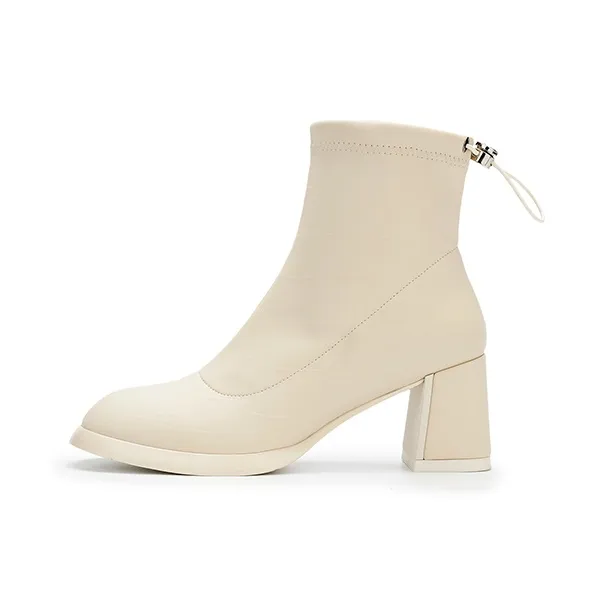 SATURDAY MODE Ankle Boots Women's White/Black-0