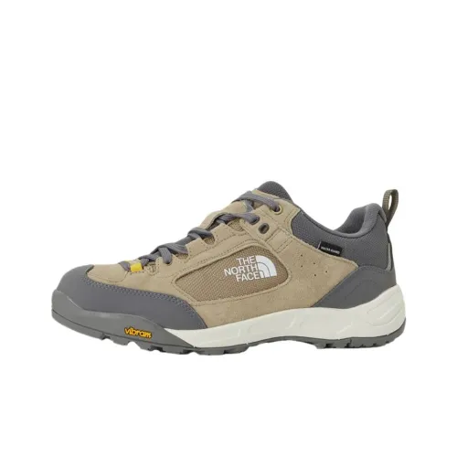 THE NORTH FACE Tracker Anti Slip Wear Resistant Low Top Hiking Shoes Men's Brown Gray