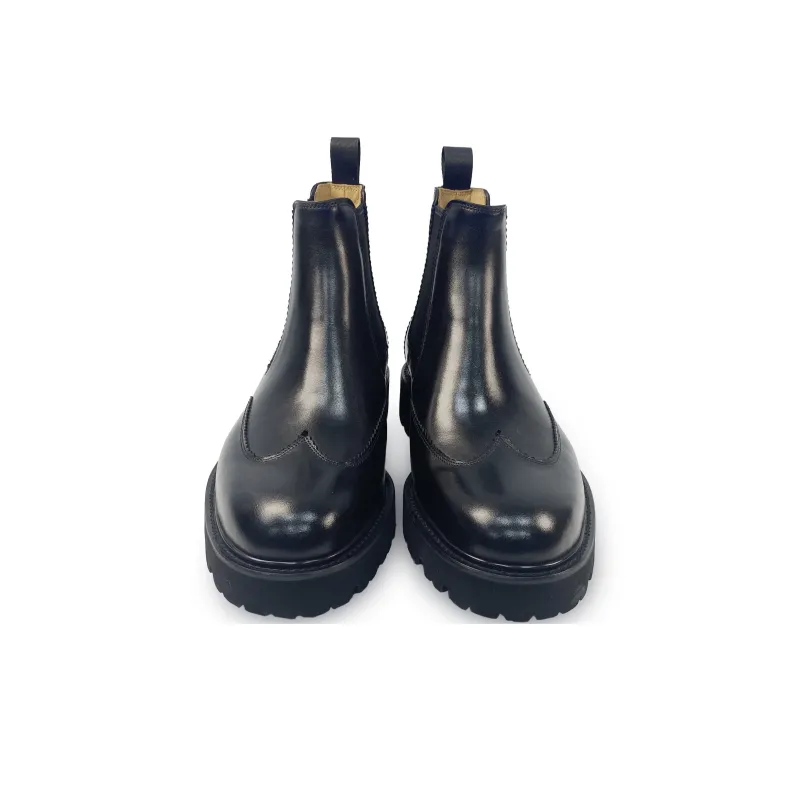 ANTONIO BAREZZI Short Chelsea Boots Men's Black-2