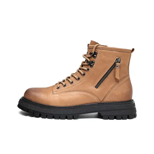 C°BANNER Ankle Boots 4.5cm Men's Earth Yellow