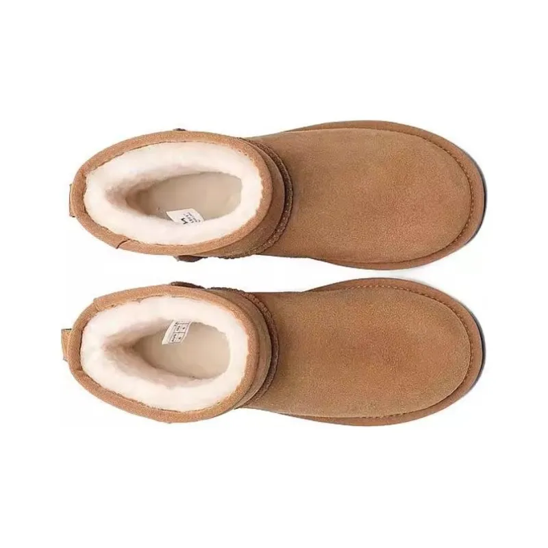 TARRAMARRA Short Snow Boots Unisex Chestnut-4