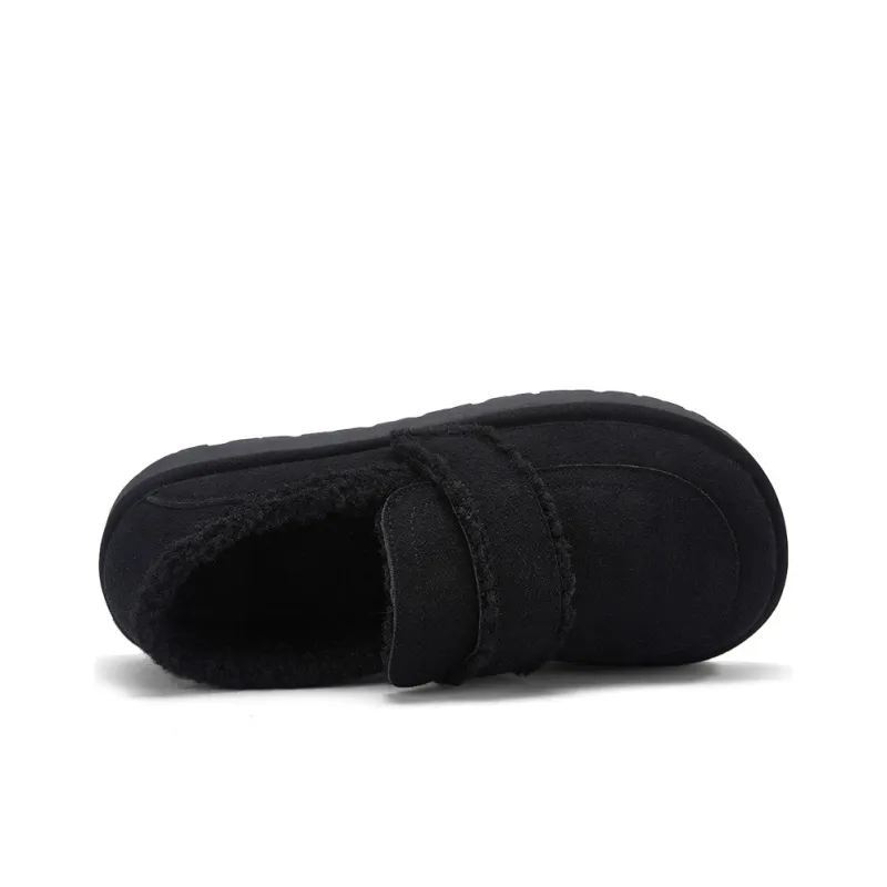 Warrior Warm And Wear-Resistant Ankle-Length Snow Boots Women's Black-3