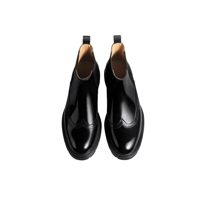 THOM WILLS Chelsea Boots Men's Black-2