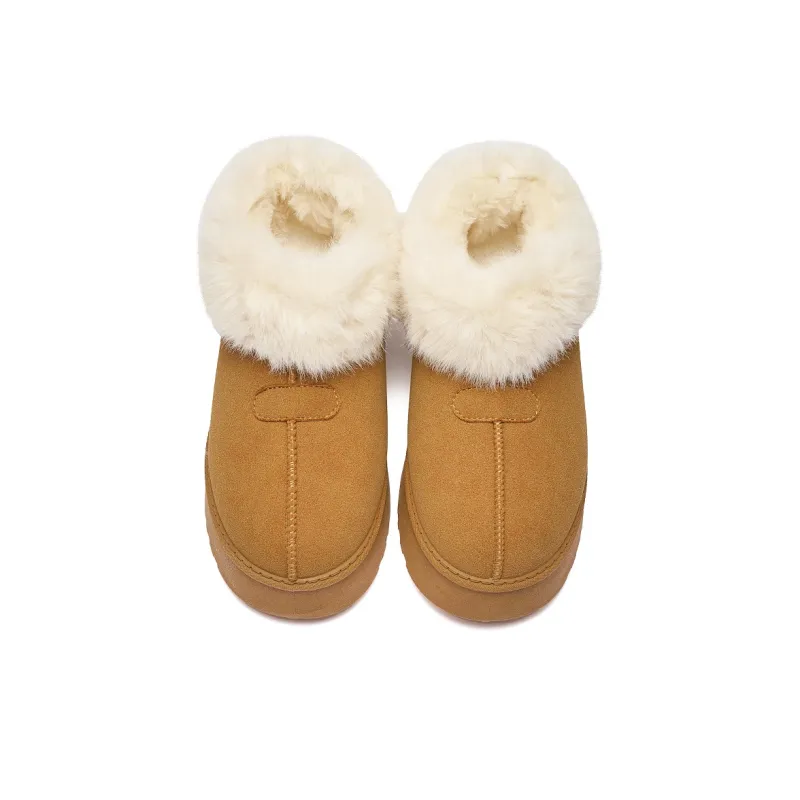 AAA SINCE 1955 Warm Wear-Resistant Height Increasing Slip-Resistant Short Snow Boots Women's-4