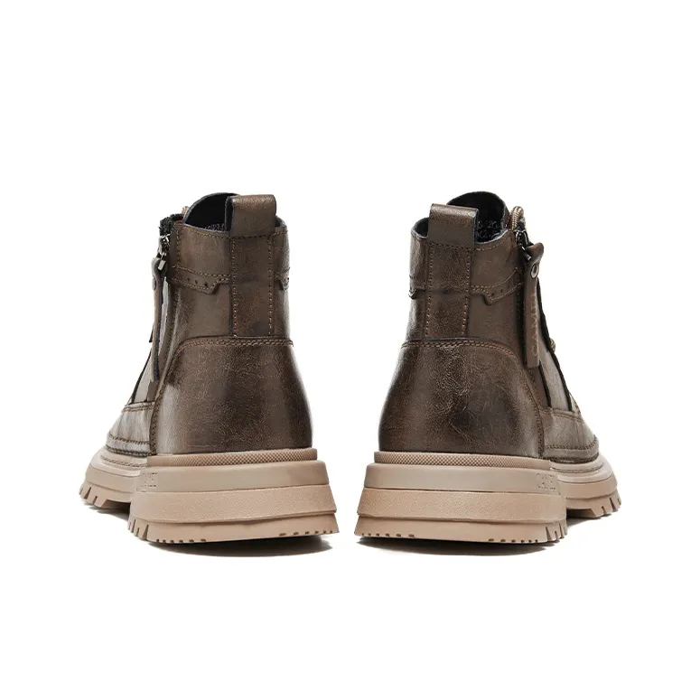 CAMEL Martin Boots Men Khaki/Black-4