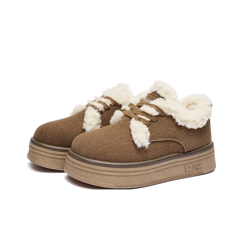 MEXICAN Warm And Wear Resistant Ankle Length Snow Boots Women's-3