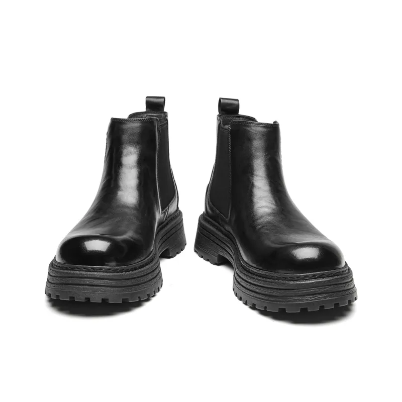 C°BANNER Short Chelsea Boots Men's Black-2