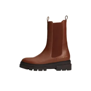 Tommy Hilfiger Crew Chelsea Boots 5.5cm Women's Brown