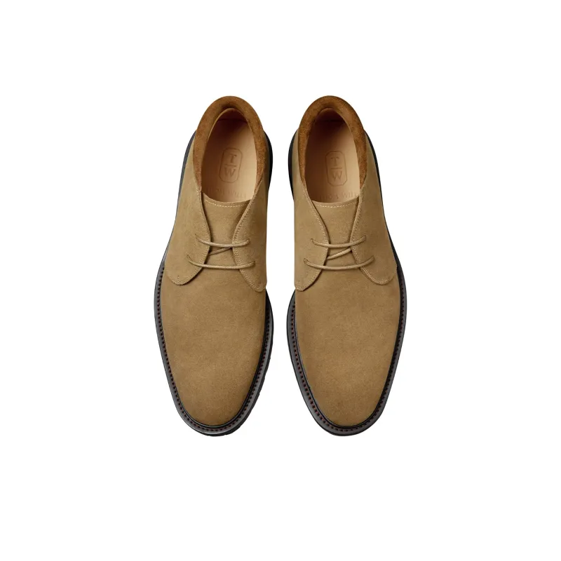 THOM WILLS Ankle Boots Men's Dark Coffee-9