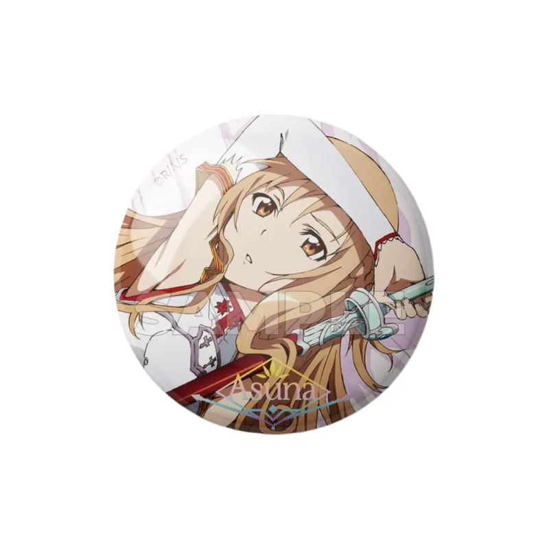 Xhdm Reclining Pose, Side Profile Smiling Pose, Asuna Round Badges-0