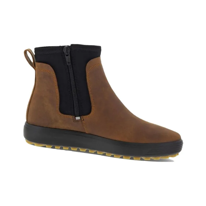 Ecco Short Chelsea Boots Women's Brown-1