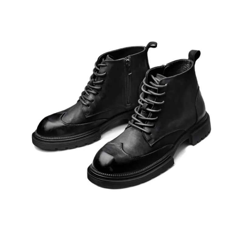 Brounvanm Ankle Boots 3CM Men's-5
