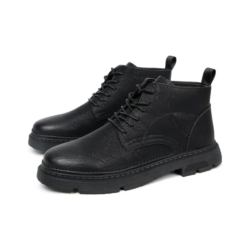 Wit Ankle Boots Men Black/Brown-3