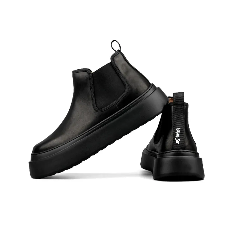 LOHAN·SIR Short Chelsea Boots Platform Men's-8