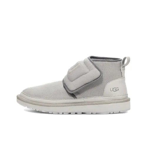 UGG Kinsley 3D Alphabet Short Boots Gray