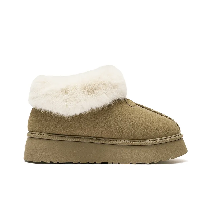 AAA SINCE 1955 Warm Wear-Resistant Height Increasing Slip-Resistant Short Snow Boots Women's-8