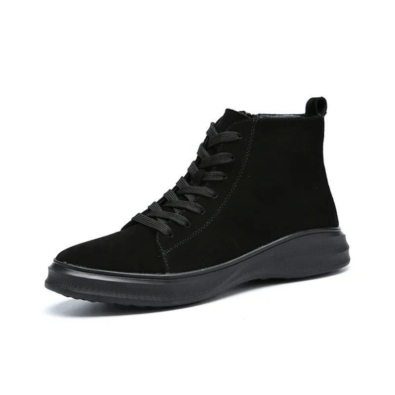 YEDANI Ankle Boots Men Black-1