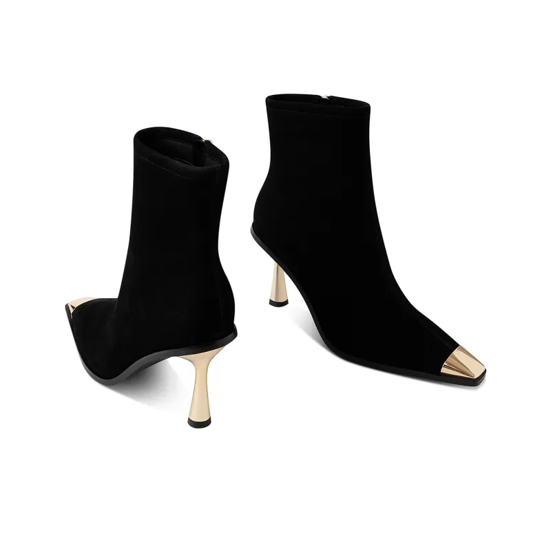 Hoov Ankle Boots Women's Army Green/Elegant Black-2