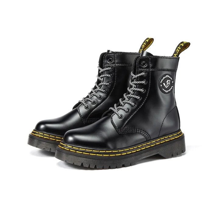 VICKI BROWN Jeans Martin Boot Unisex Black-8