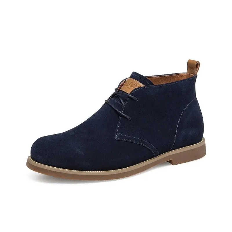 Hush Puppies Ankle Boots Men Khaki/Dark Blue-2
