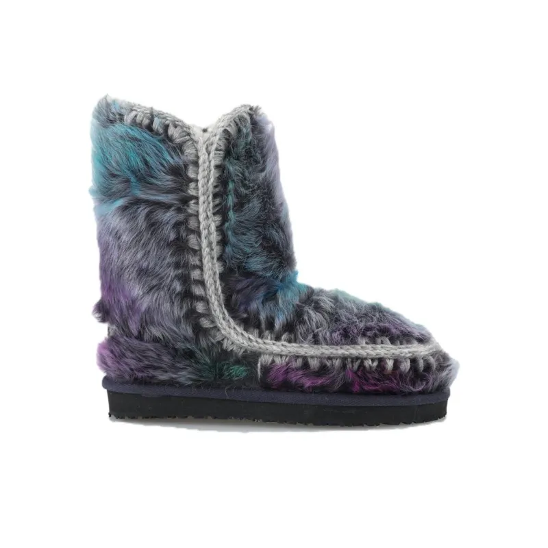 K.D.KENAZ Fuzzy Pet Collection Warm Slip Resistant Coverage Snow Boots Women's Icelandic Aurora-2
