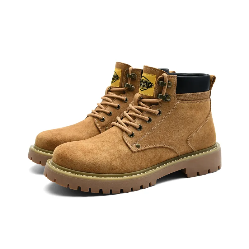 HLA Wear-Resistant Short Outdoor Boots 3.5cm Men's-1