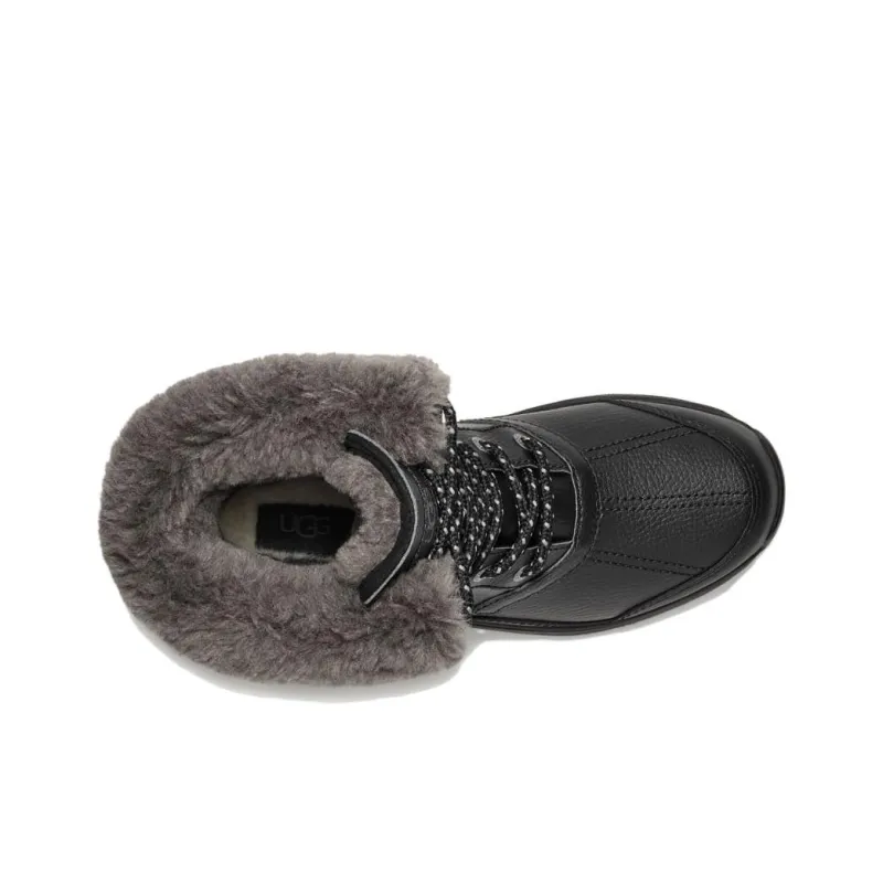 UGG Zaylee Warm And Water Resistant Short Outdoor Boots Women's Black-3