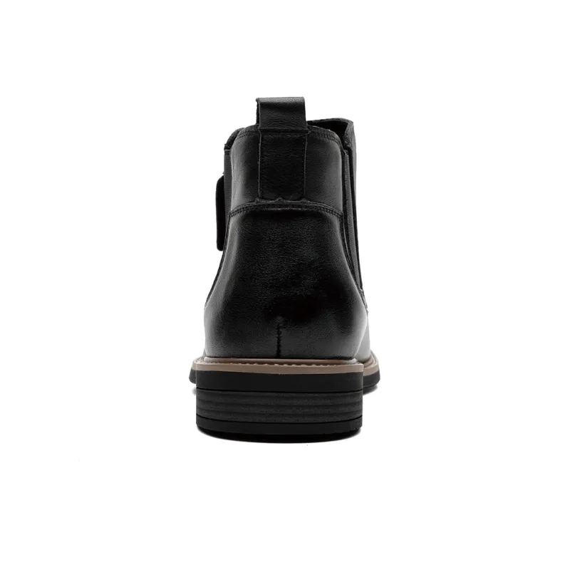 PLO CART Short Chelsea Boots Men's Black-4