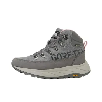 THE NORTH FACE Challenger Anti Slip Wear Resistant Mid Top Hiking Shoes Men's Gray