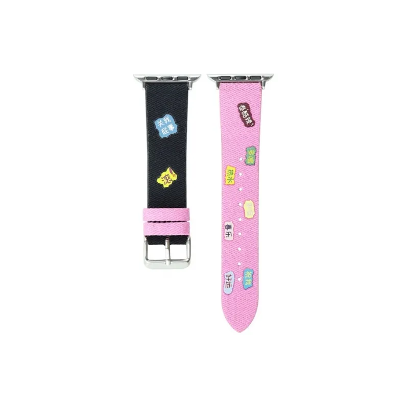 CHRROTA Watch Band Apple Compatibility Canvas Material-5