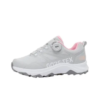 THE NORTH FACE Energy Tech 2 Slip Resistant, Abrasion Resistant, Waterproof Low Top Hiking Shoes Women's Gray Pink