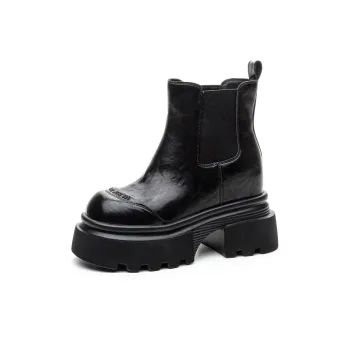 Shoe Cabinet Floral Language Short Chelsea Boots 9cm Women's