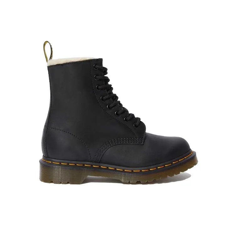 Dr. Martens 1460 Serena Faux Shearling lined Combat Boots Women's-1