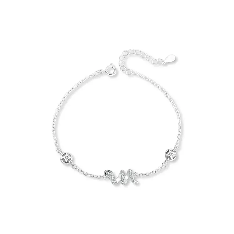 Chongqing Gold Store S925 Silver Bracelets Unisex-5