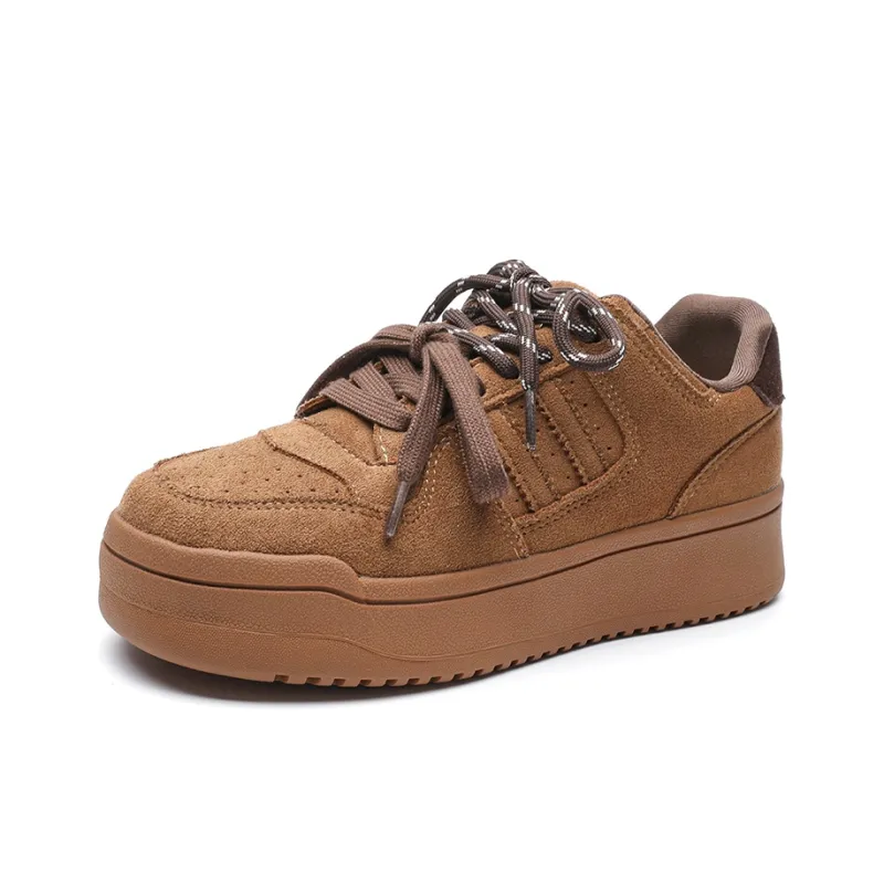 ABIDJAN Height Increasing Abrasion Resistant Low Top Skateboard Shoes Women's-1