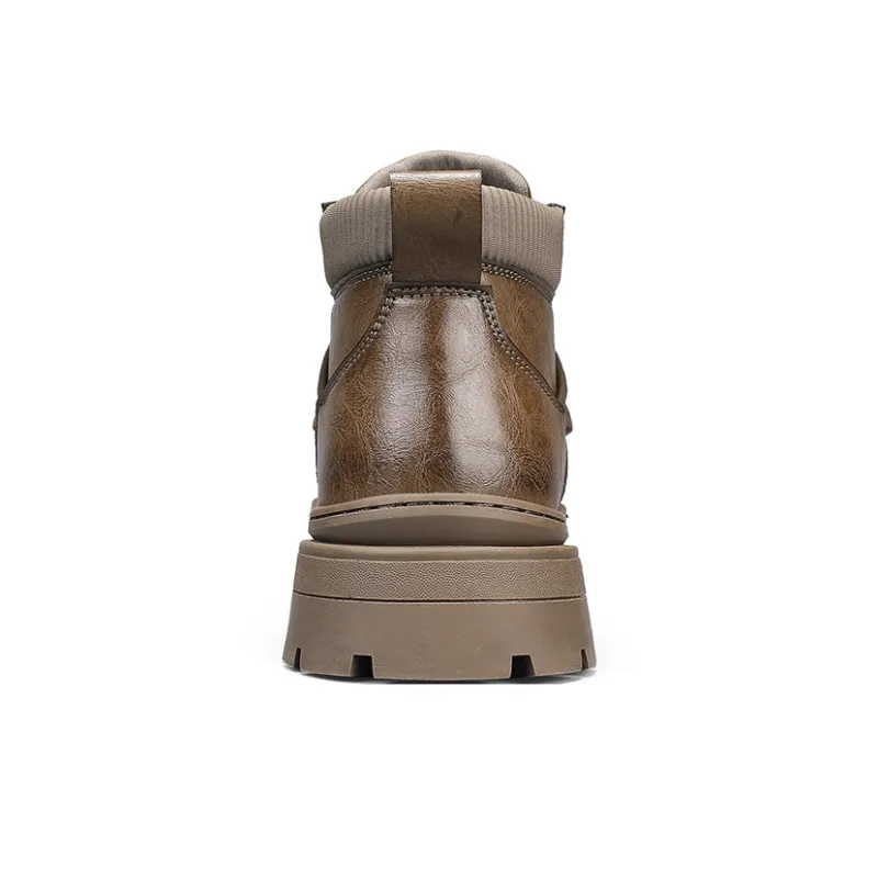 G.N.SHIJIA Short Martin Boot 5CM Men's-12