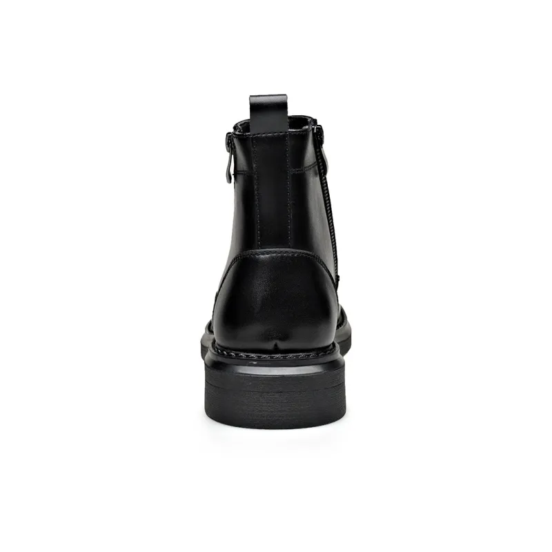XIAOTOULANG Ankle Boots Men's Black-3