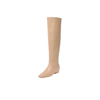 Zi Xiao Over-the-knee Boots 3CM Women's