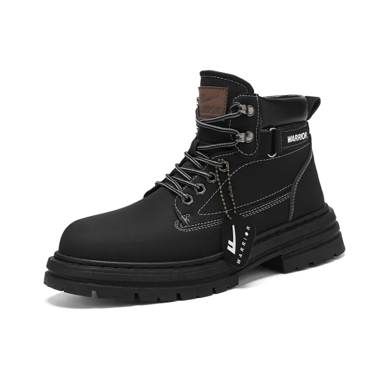Warrior Knee-High Martin Boot Unisex-2