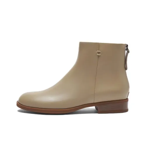 BATA Ankle Boots Women's Solid Color