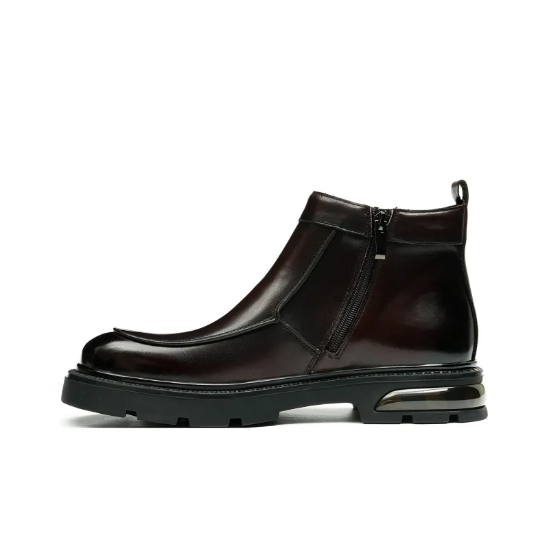 ASTON M.JAZZ Short Chelsea Boots Men's-10