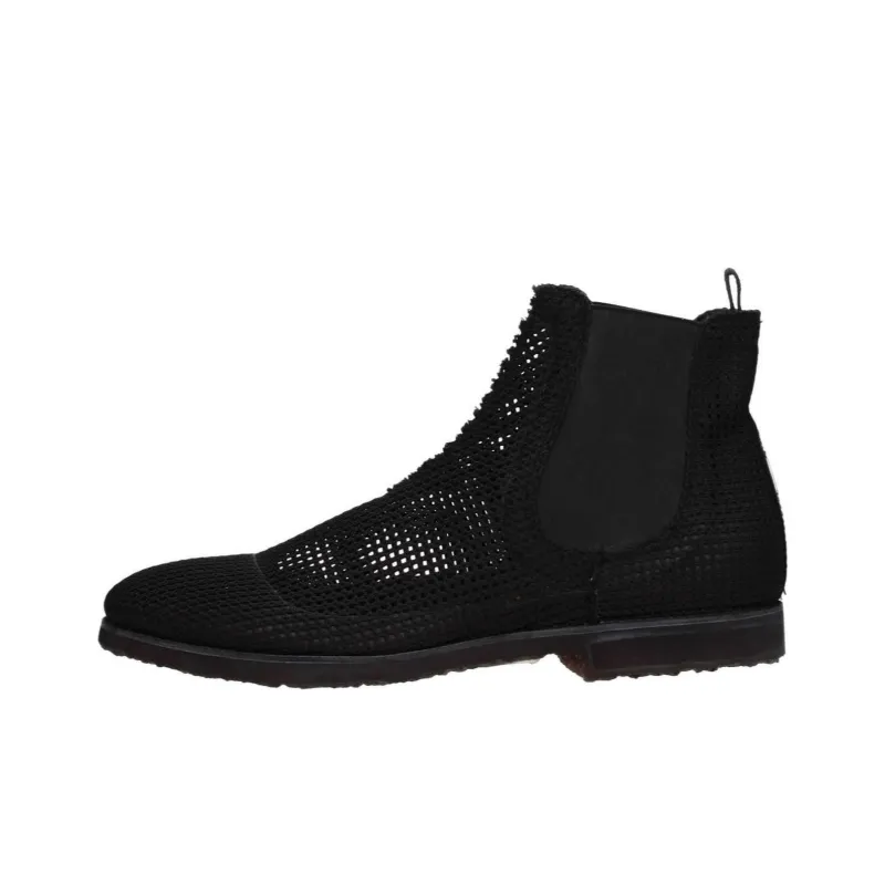 PREMIATA Short Chelsea Boots Men's Black-0