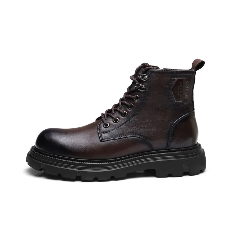 Strongman 3515 Martin Boot Men's Black Brown-7