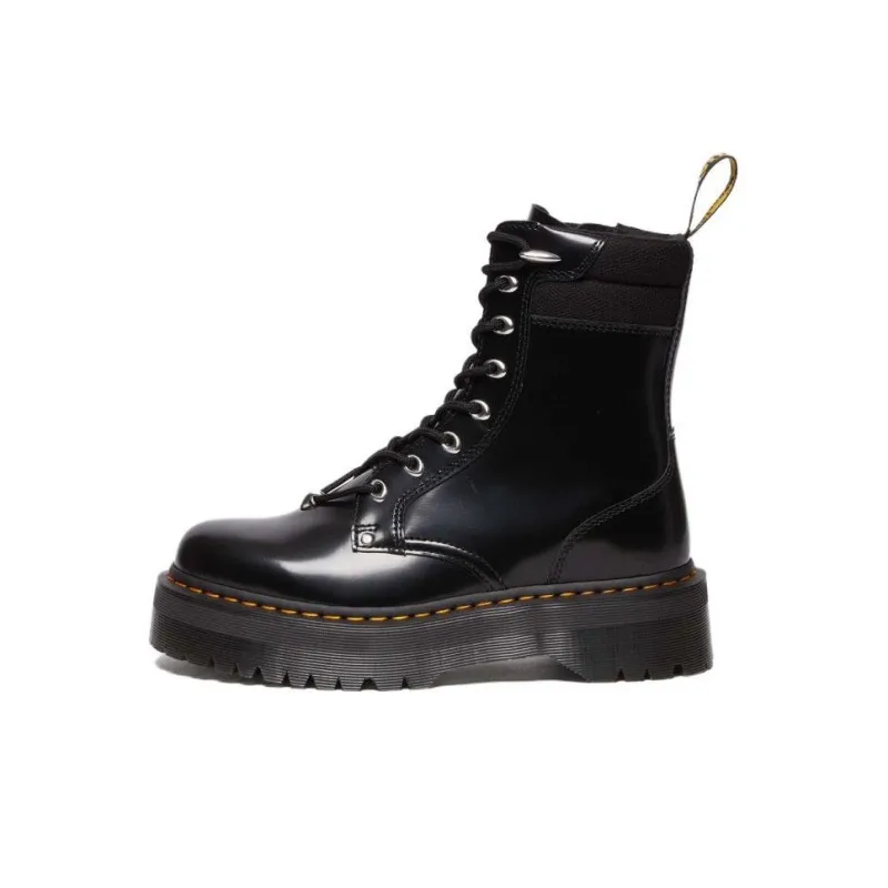 Dr. Martens Jadon Ii Hardware Buttero Leather Platform Boot Black-0