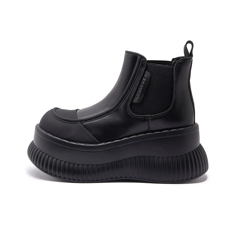 Milan Love Song Crew Chelsea Boots 8.5cm Women's-13