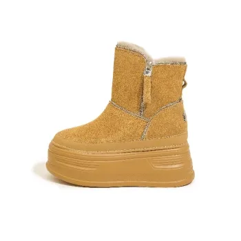 Milan Love Song Warm Height Increasing Short Snow Boots Women's