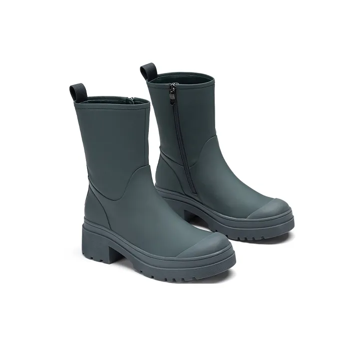 73Hours Holiday Park Ankle Boots 6.5cm Women's Blue-2