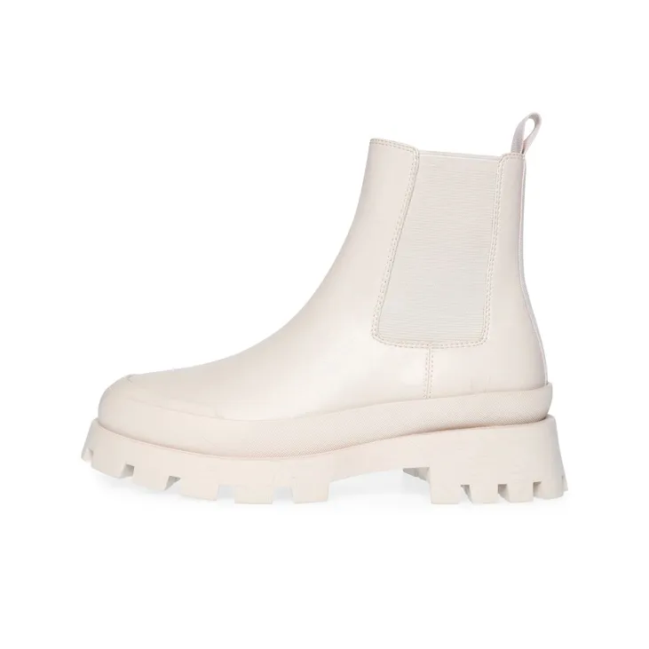 STEVE MADDEN Chelsea Boots Women's Black/Ecru-4