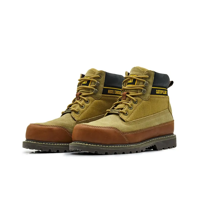 CAT Outdoor Boots Unisex Brown Yellow-1