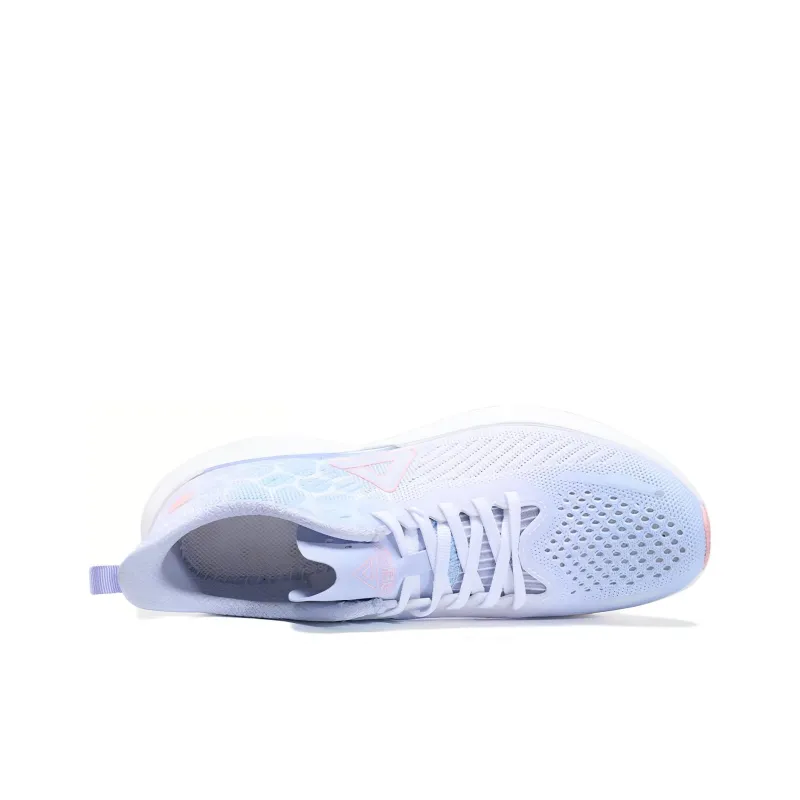 PEAK Rive 003 Running Shoes Women's Low Top Light Blue/White/Pink-1